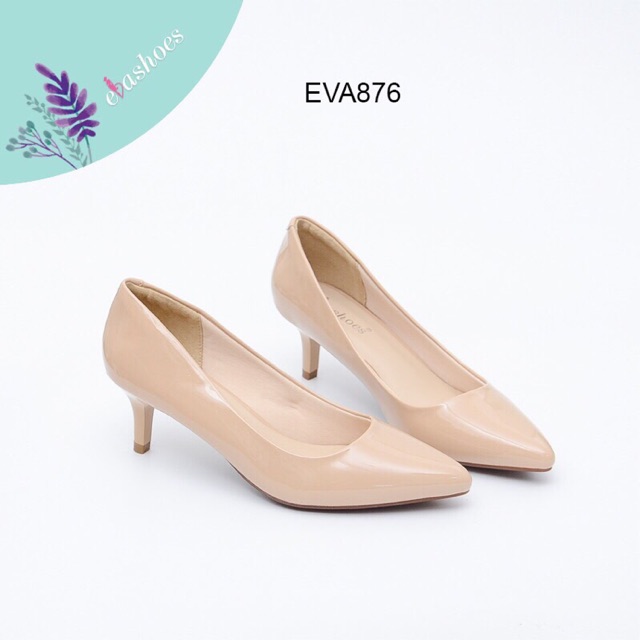 Giày Cao Gót Đế Nhọn Evashoes - Eva876(Màu Đen,Kem,Nâu)