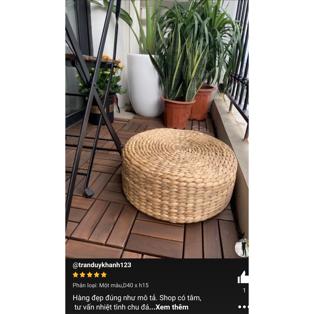Đôn lục bình đan thủ công, Trang trí nhà,  | Hungphuc