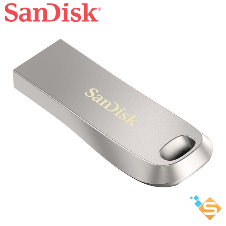 USB 3.1 SanDisk Ultra Luxe Flash Drive CZ74 64GB 32GB 16GB UpTo 150MB/s (Bạc) Vỏ Kim Loại - Bảo Hành Chính Hãng 5 Năm