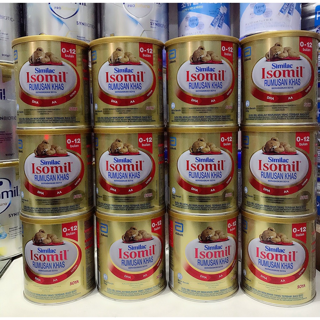 SỮA SIMILAC ISOMIL IQ SỐ 1- 400G 0-12m
