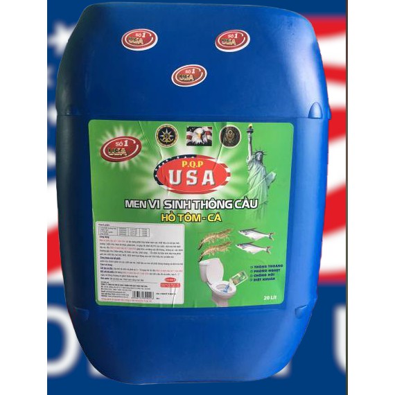 Men vi sinh thông cầu hồ tôm cá số 1 USA-P.Q.P 1200GR TPHCM