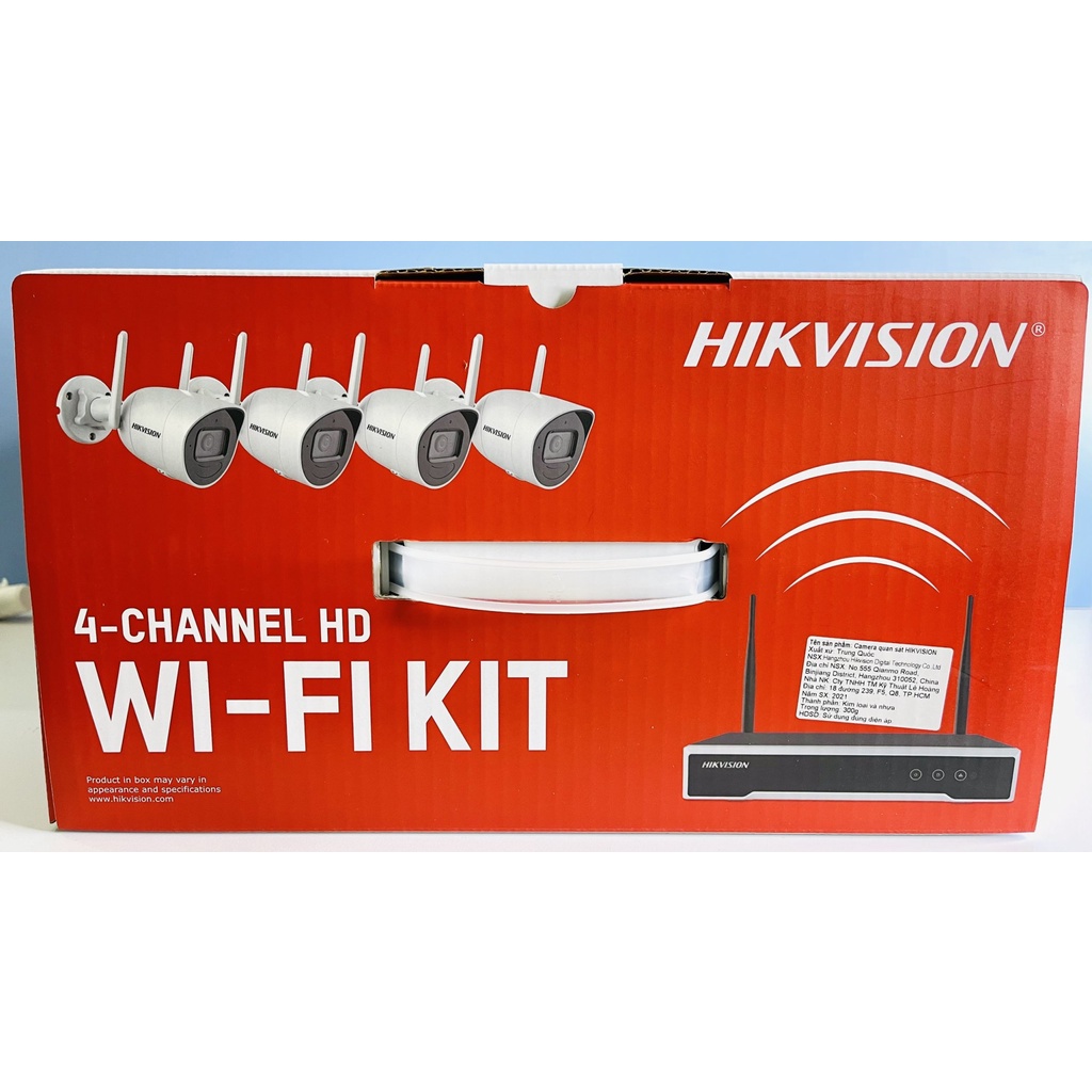 Bộ Kit camera Wifi HIKVISION NK42W0H  - Hàng chính hãng
