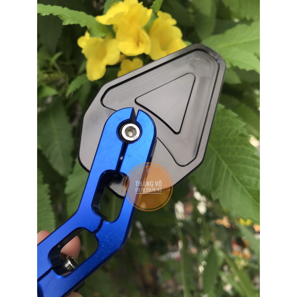 Kính CRG, Gương CRG chân 3D Nhôm CNC đủ màu kính chiếu hậu CRG tất cả xe máy