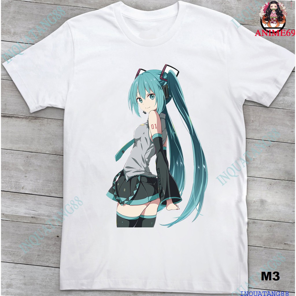 áo thu nam nữ- Hatsune Miku