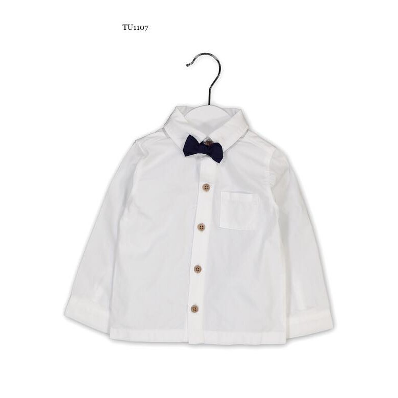 Áo sơ mi bé trai cổ nơ của Tuclothing UK Auth 18-24M