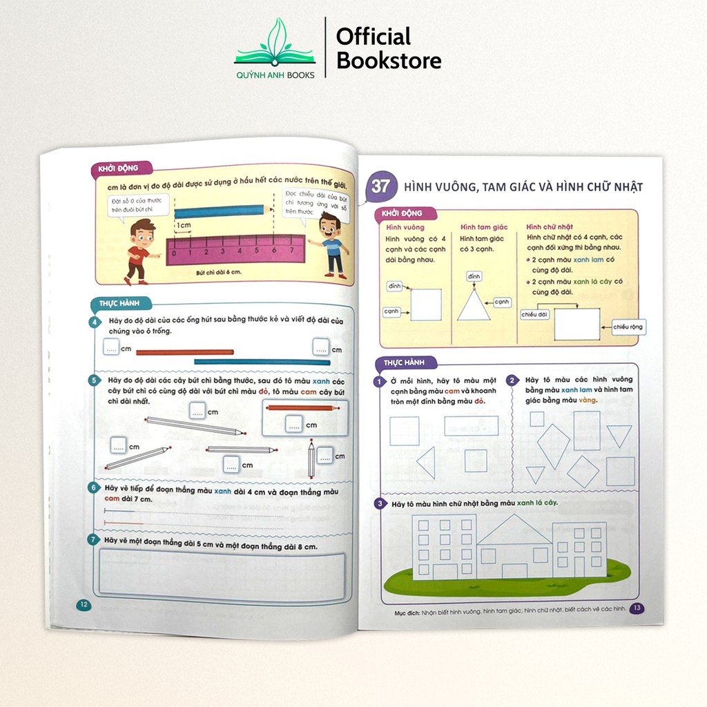Sách - Sắc màu toán học Chinh phục toán tư duy khơi nguồn sáng tạo 4-6 tuổi - NPH ID Books