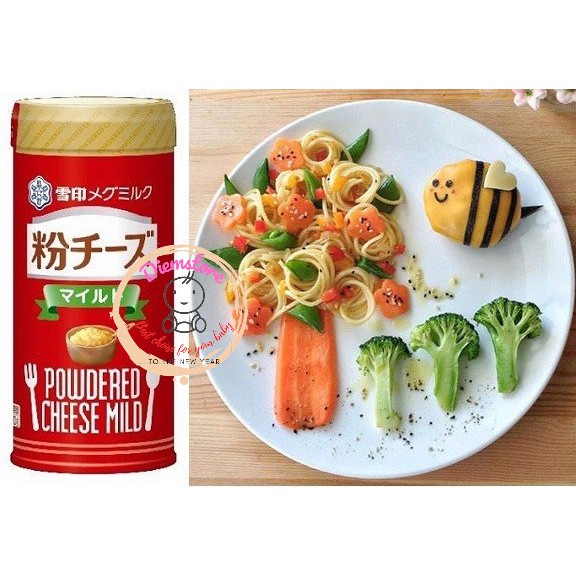 Phô mai rắc Nhật 50gr Powdered Cheese Mild