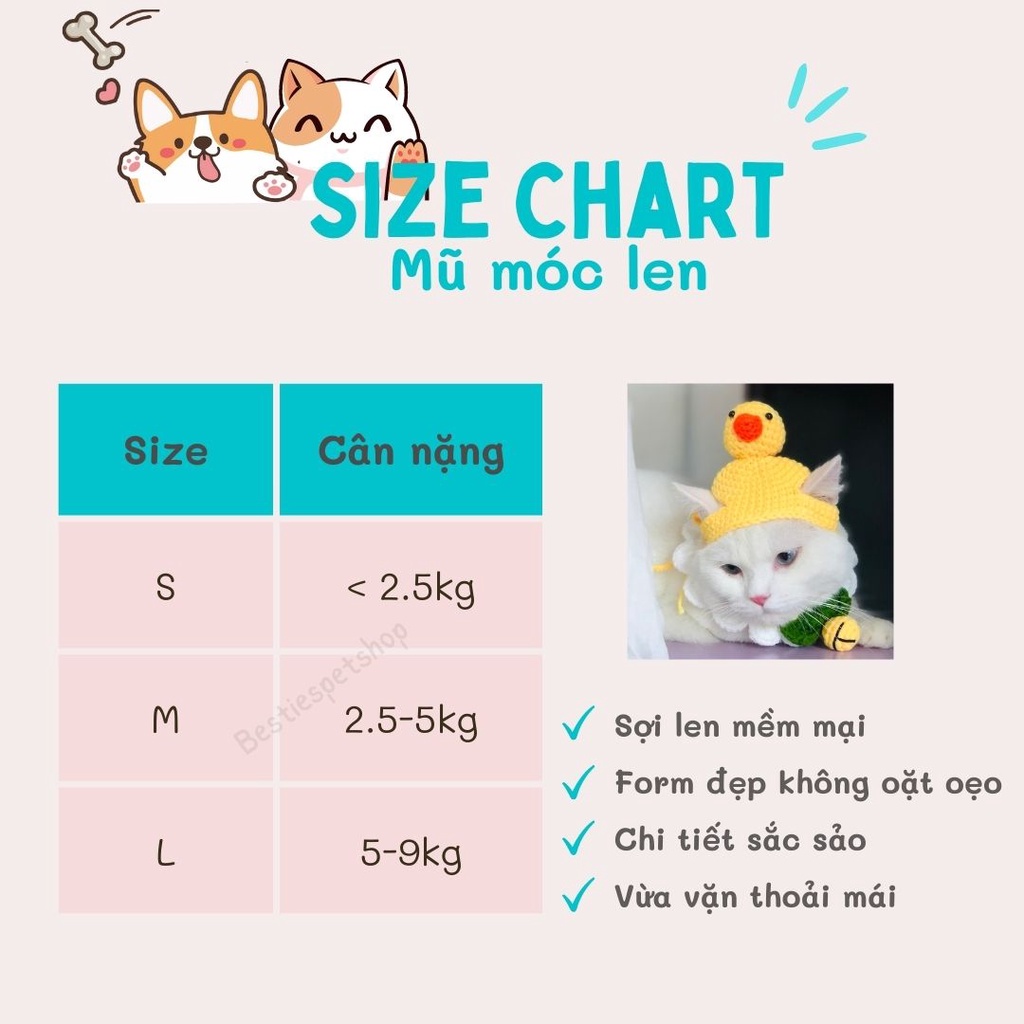 Mũ/nón len ông thần tài ông táo hút tài lộc đón tết
