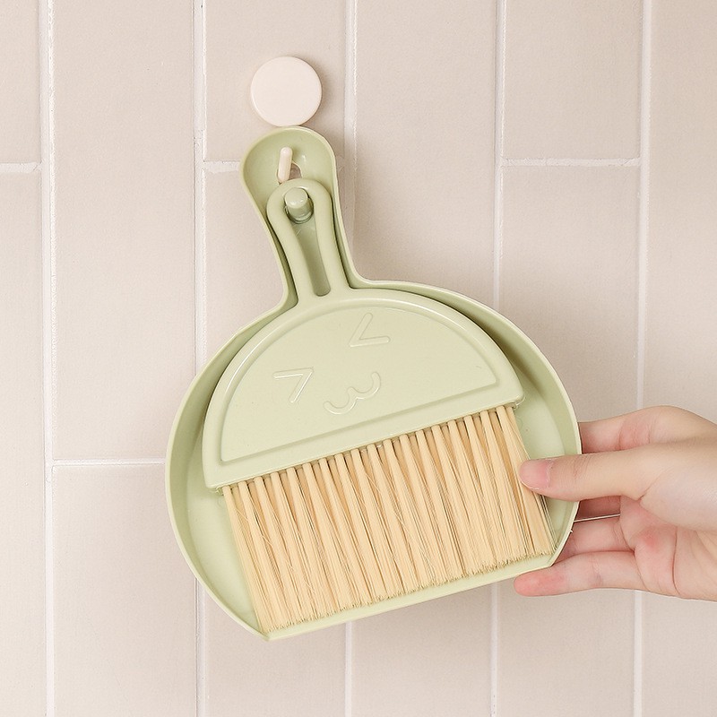 Bộ chổi và đồ hốt rác mini, vệ sinh bàn phím máy tính, nhỏ gọn tiện lợi cho dân văn phòng