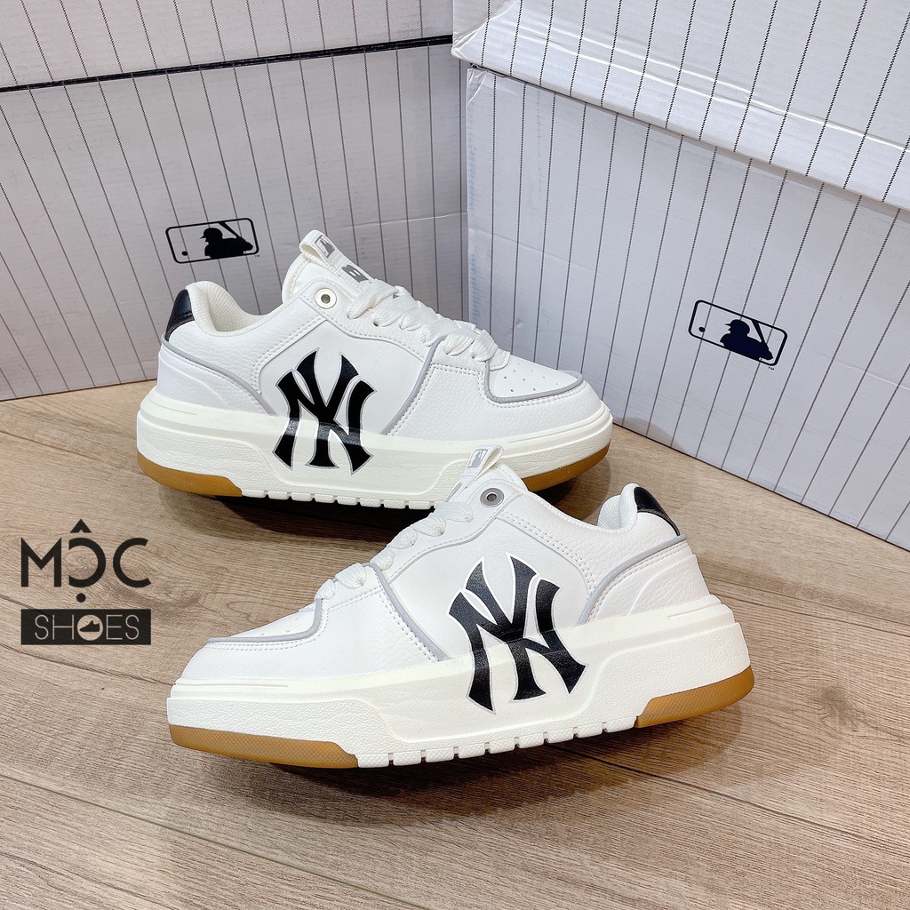 [CHÍNH HÃNG] Giày thể thao Sneaker MLB CHUNKY LINER màu Vintage Kem Đế Gum - Code: 3ASXCA12N - 50IVS
