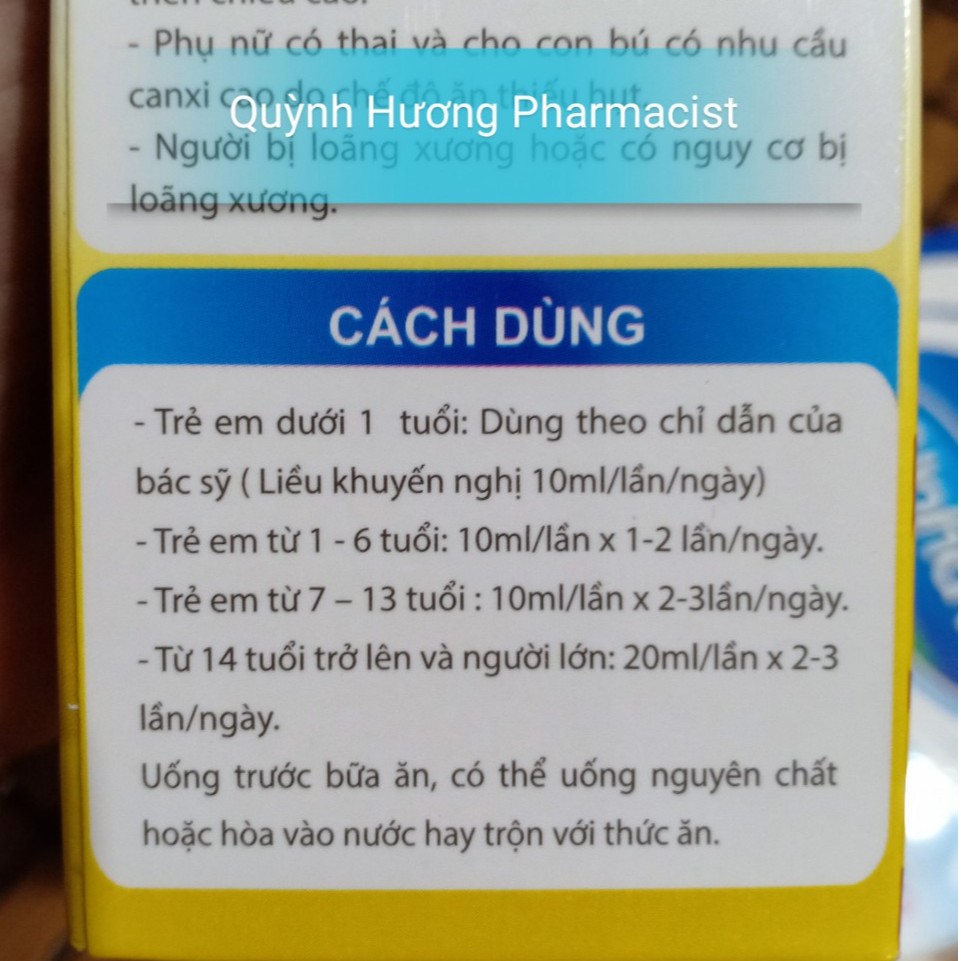 ALPHAVIT CALCIUM NANO giúp bé cao lớn hơn