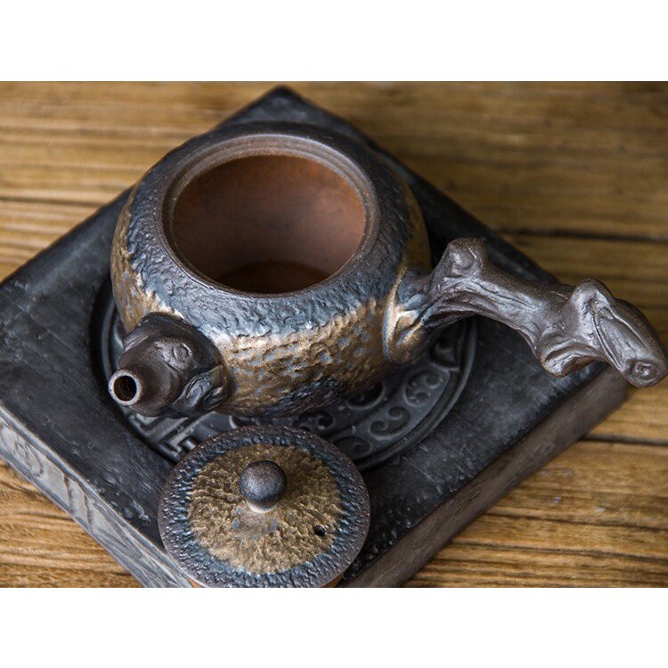 Gỗ Chết Bên Nồi Gốm Ấm Trà Hộ Gia Đình Nhật Bản Đồ Đá Duy Nhất Văn Phòng Trà Phù Hợp Với Bộ Trà Kung Fu220ml