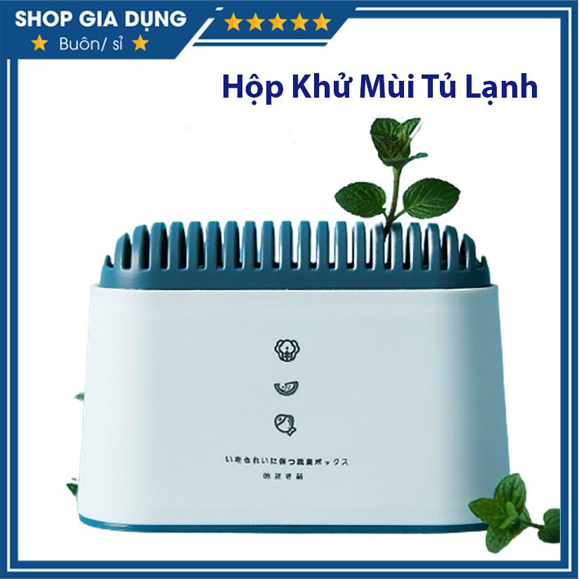 Hộp Khử Mùi Tủ Lạnh Than Tre Hoạt Tính Kháng Khuẩn, Khử Mùi Hôi Tanh Trong Tủ Lạnh