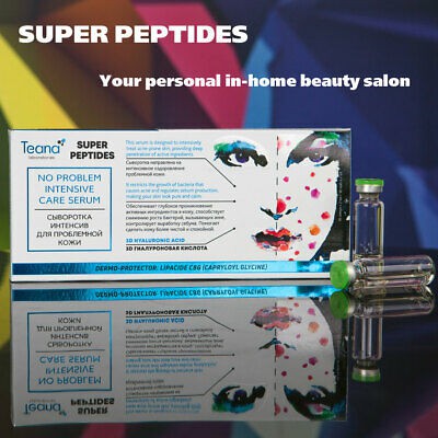 Serum TEANA Super Peptides No Problem Giảm mụn ẩn, mụn trứng cá