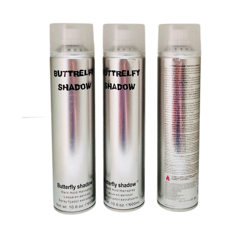 Gôm Xịt Tóc Butterfly Shadow 600ml