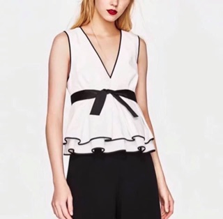 Áo peplum za.ra