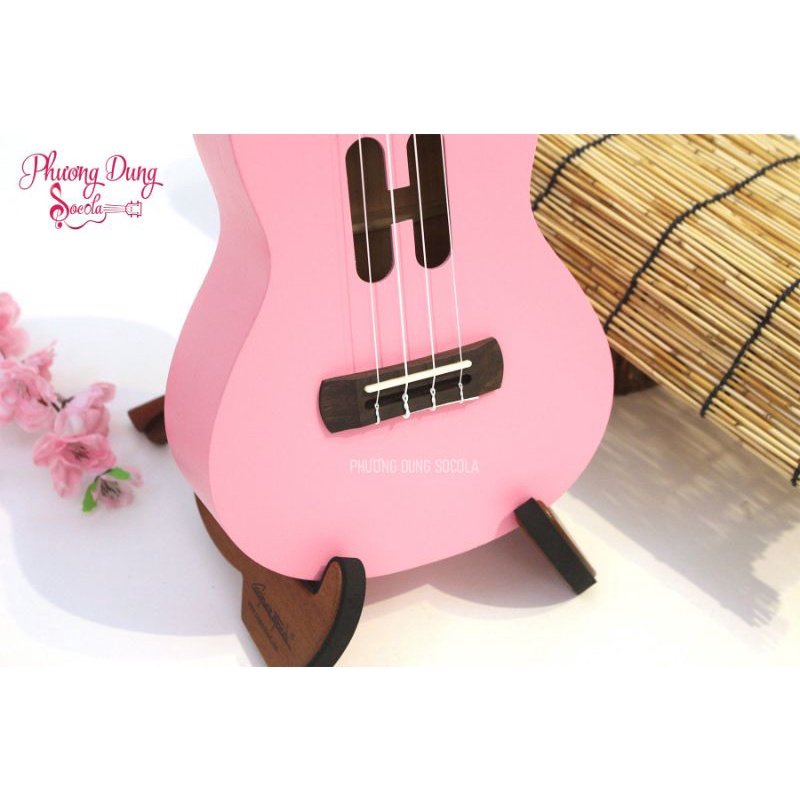 Đàn Ukulele Size Concert Chữ H Màu Hồng