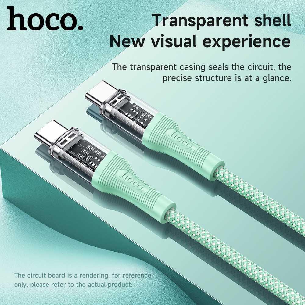 Cáp Sạc Nhanh HOCO U111 60W USB C Sang USB C PD 3A Type C Cho Samsung Xiaomi12 POCO