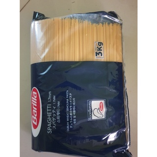 Mỳ Barilla Sợi Hình Ống túi nilon cỡ số 5 Spaghetti - 3kg