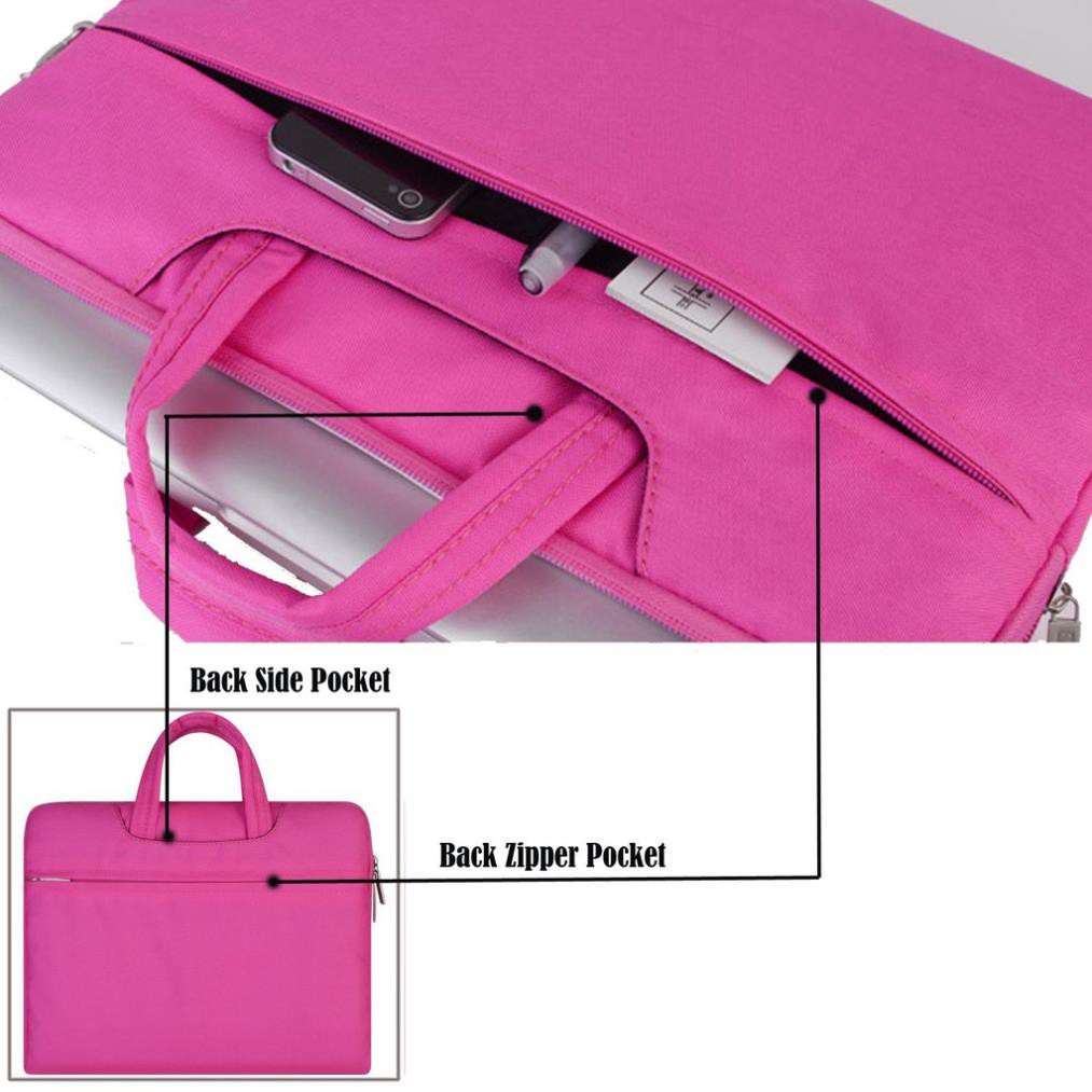 Túi chống sốc 3 in 1 cho Macbook Cartinoe Ambilight Series hồng ( tặng kèm túi đựng sạc và bàn di chuột) [Freeship 10k]
