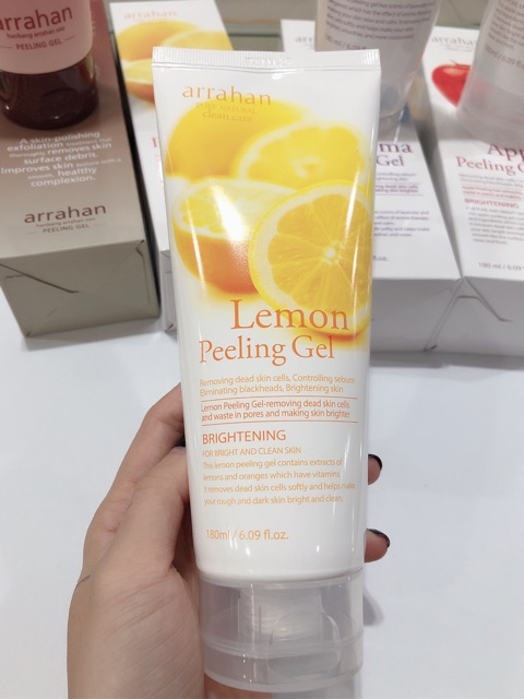 Tẩy da chết ARRAHAN Hàn Quốc 180ml (hương Chanh-Lemon Peeling Gel) Mykoshop 