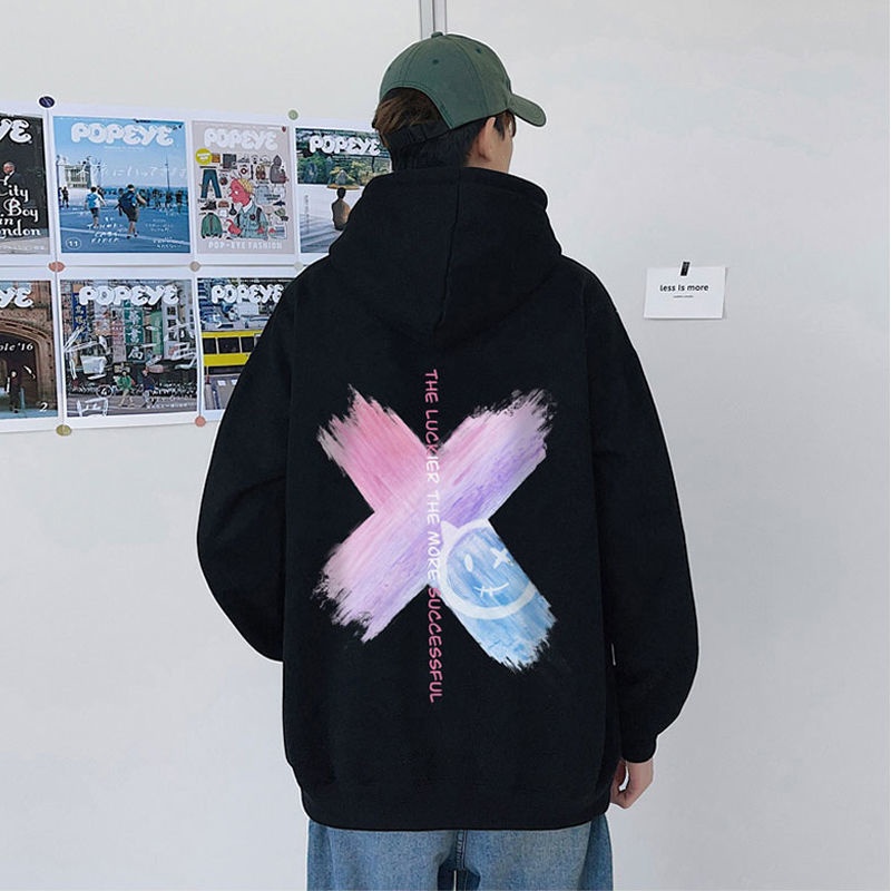 Áo Hoodie Nhung Dáng Rộng Thời Trang Cá Tính Dành Cho Nam Và Nữ