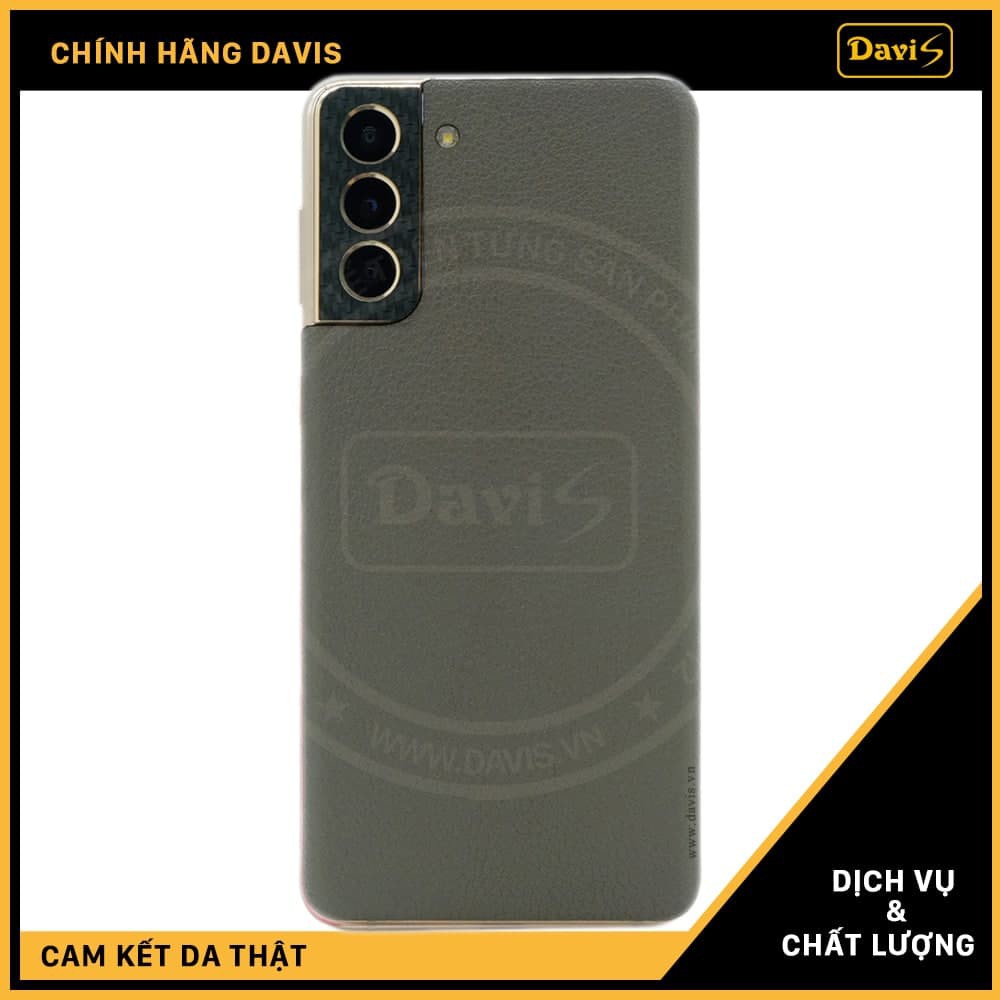 Miếng dán da mặt lưng cho Samsung Galaxy S21 Plus(Chính hãng Davis)