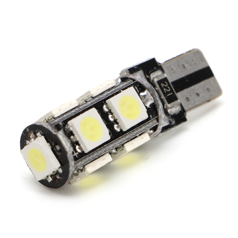 Bộ Đèn Pha Chống Sương Mù LED T10 W5W 5050 9-SMD Cho Xe Hơi