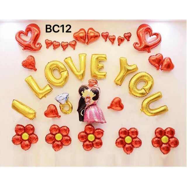 SET BÓNG CƯỚI LÃNG MẠN (BC12)