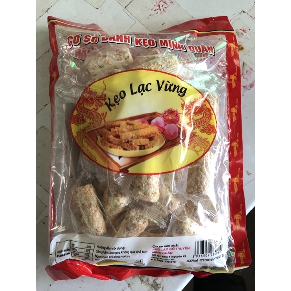 kẹo dồi lạc Minh quân gói 320g rất ngon