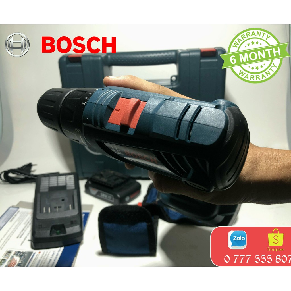 [GSR 180-Li] Máy khoan vặn vít dùng pin Bosch 18V (kèm phụ kiện) (BH 6 tháng) [CHÍNH HÃNG]