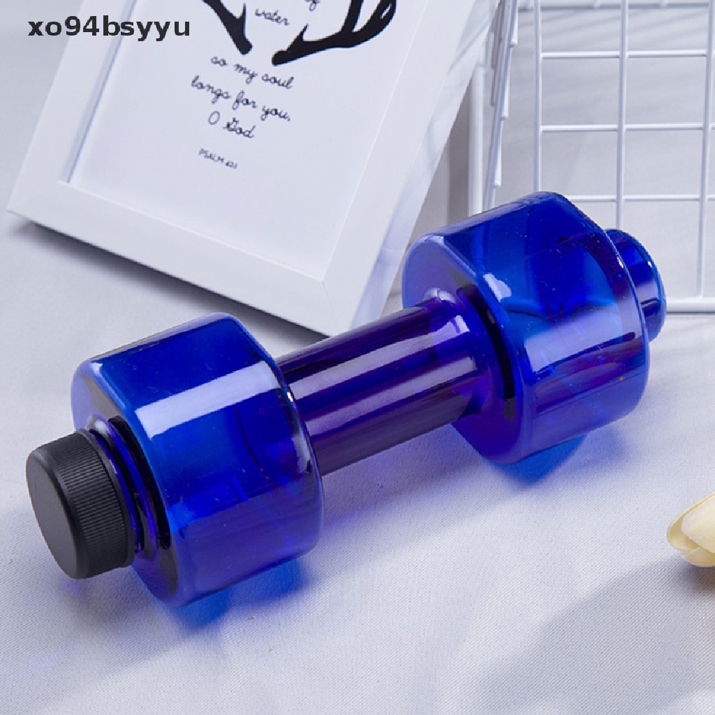 Bình Nước Thể Thao Bằng Nhựa Chống Rò Rỉ Hình Quả Tạ Xo94Bsyu 550ML