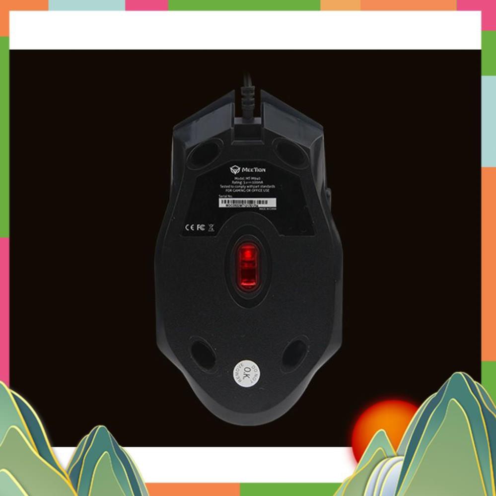 Chuột Gaming Meetion MT940 - Độ bền cực cao - Màu đen - Đèn led cực đẹp - Bảo hành 12 tháng - Cam kết lỗi 1 đổi 1 [ED]