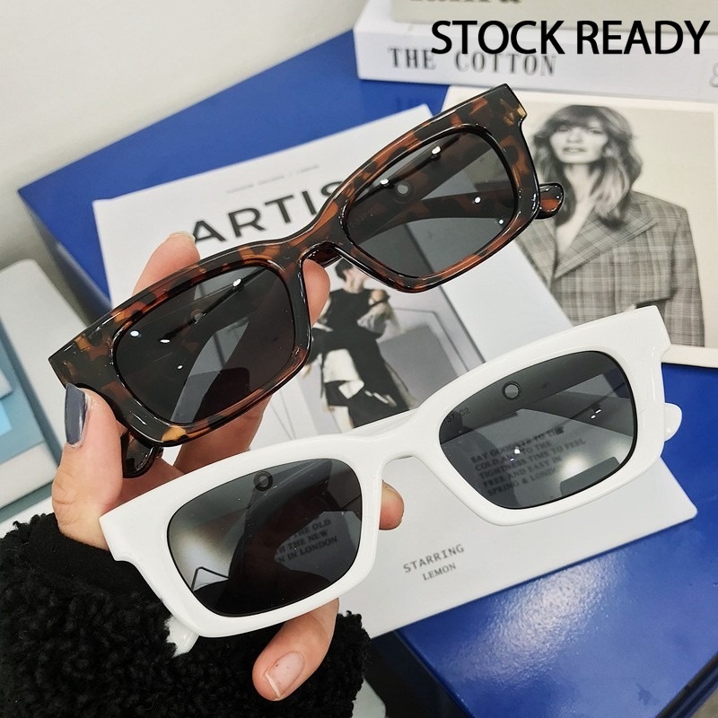 COD Kính mát gọng vuông hình mắt mèo thời trang cổ điển cho nữ