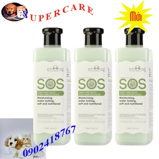 Combo 3 Chai - Sữa Tắm Sos Chuyên Dưỡng Da Và Làm Mượt Lông (Màu Xanh Ngọc)
