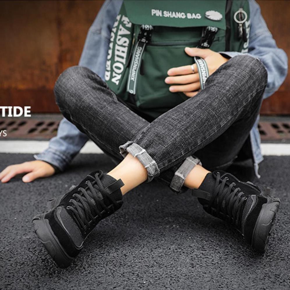 Giày Sneaker Nam TKTMS38 Giày Thể Thao Nam Cổ Cao Phong Cách Phượt Thủ Chính Hãng TKT STORE Size (39-43) :