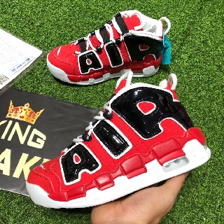 [FREESHIP+Bill+TẤT] Giày Uptempo trắng đỏ nam nữ size 36-44 + full box + bill + tặng tất
