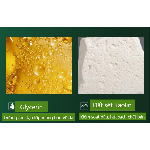 Hộp 8 Mặt nạ đất sét rau má BIOAQUA kiềm dầu giảm mụn nội địa Trung 8*7.5g