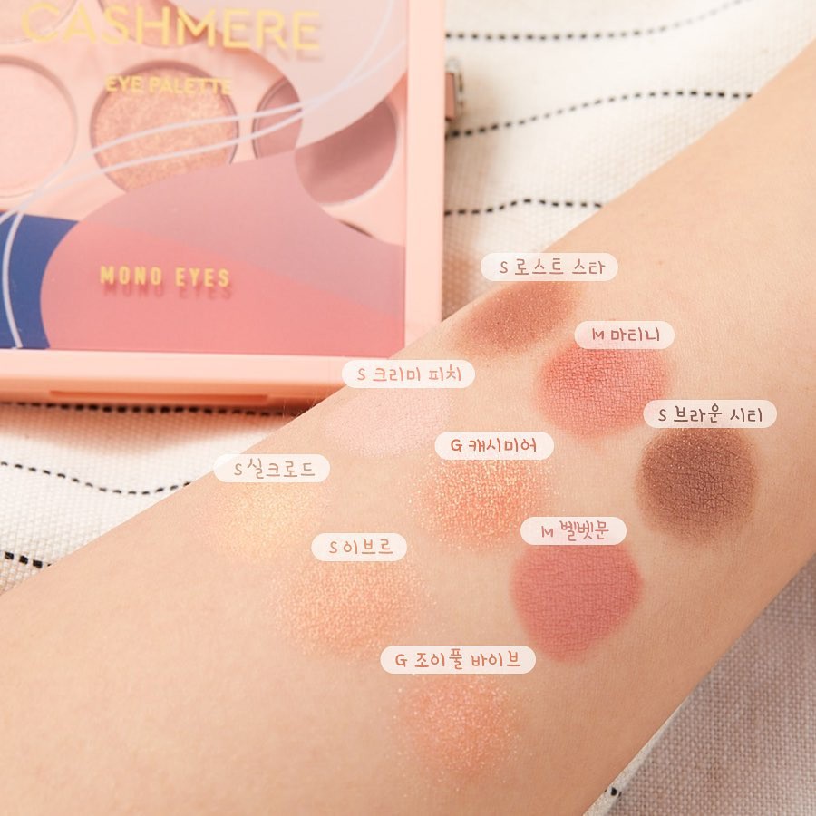 [ARITAUM.Korea] phấn mắt Mono Eyes Palette 'CASHMERE'