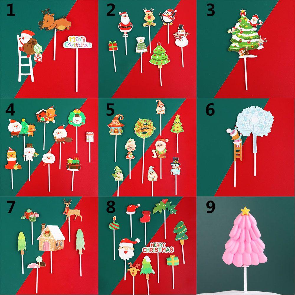 ESPO Que Cắm Trang Trí Bánh Kem Hình Giáng Sinh