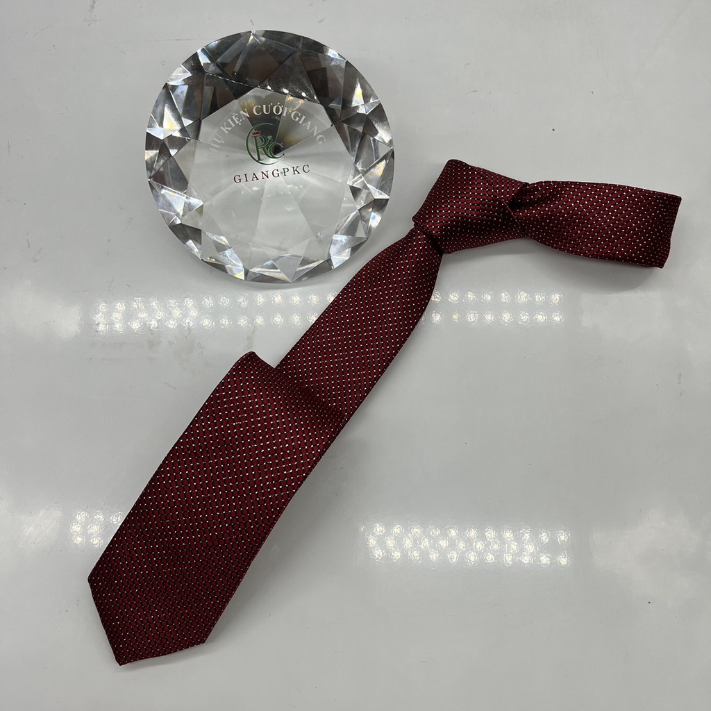 HCM Cà vạt Nam bản nhỏ 6cm cao cấp phong cách thời trang Hàn Quốc phù hợp giới trẻ, công sở, đám cưới, MC Gianpkc