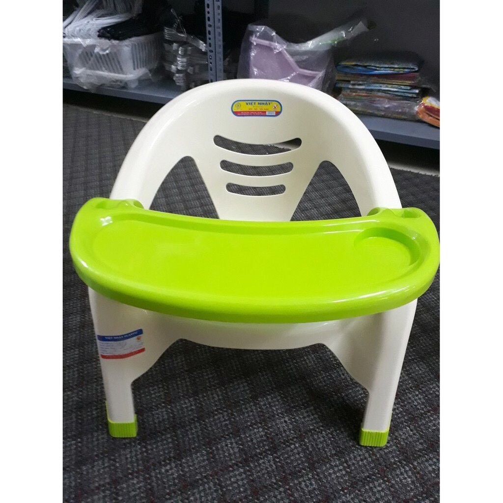 Ghế ăn dặm , ghế bô Việt Nhật có đệm hơi êm mông nhựa pe an toàn dùng cho bé 3-36 tháng