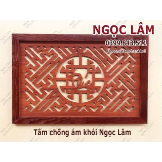 Tấm chắn khói hương 41x61 chữ Phúc
