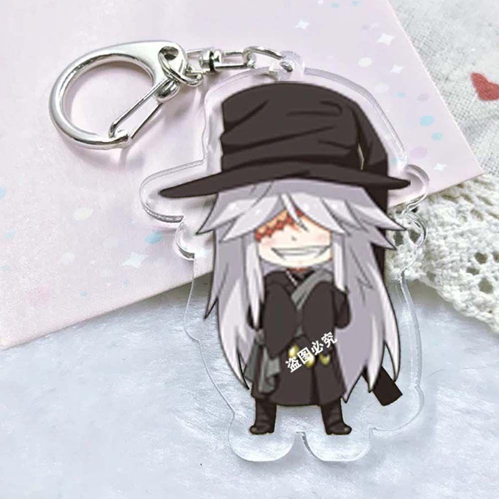 Móc Chìa Khóa Hai Mặt Hình Nhân Vật Anime Black Butler Phantomhive Sebastian Kuroshitsuji