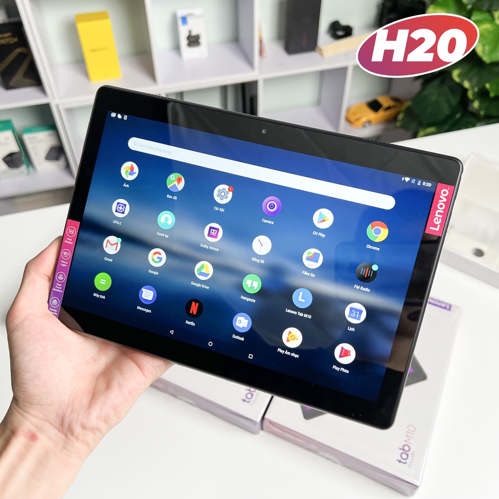 Máy Tính Bảng Lenovo Tab M10 - FullHD, 4G, Loa Kép, Pin 7.000mAh