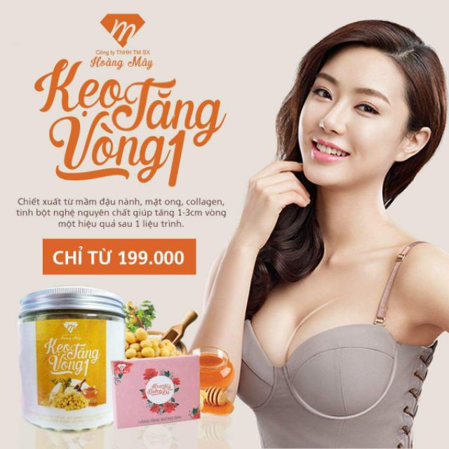 Kẹo Colagen Tăng Vòng 1 ( sử dụng 40 ngày )