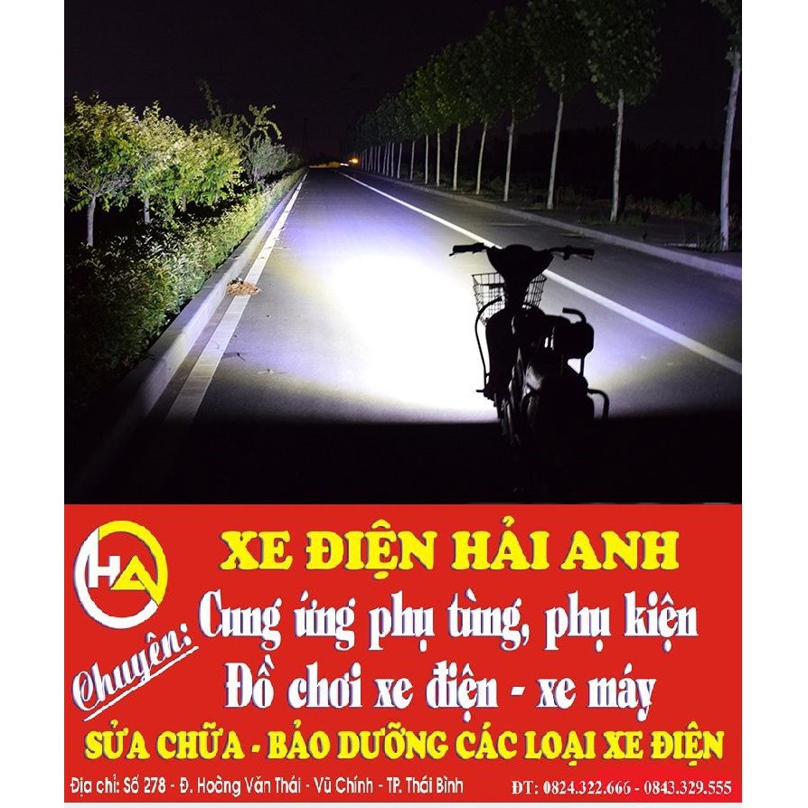 Đèn Pha LED 15 Bóng 1000lm Dành Cho Xe máy xe điện