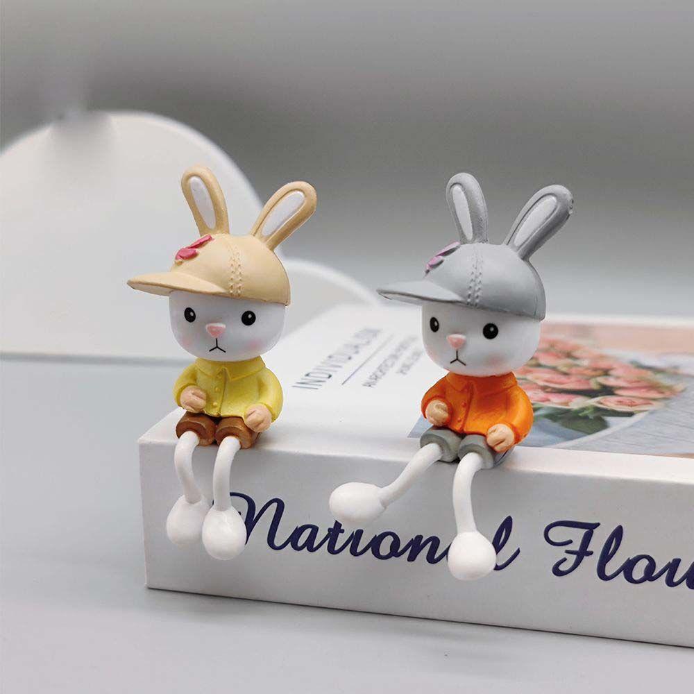 Chú Thỏ Chân Dài Dễ Thương Dùng Trang Trí Tiểu Cảnh / Để Bàn