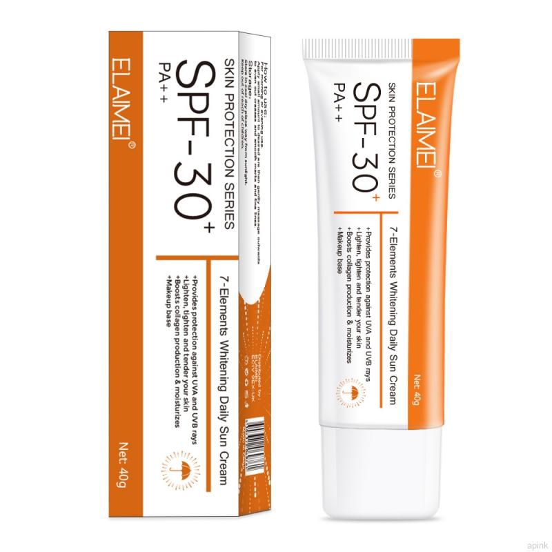 Kem chống nắng không nhờn dưỡng ẩm thoáng khí chống tia UV SPF30+ cho da