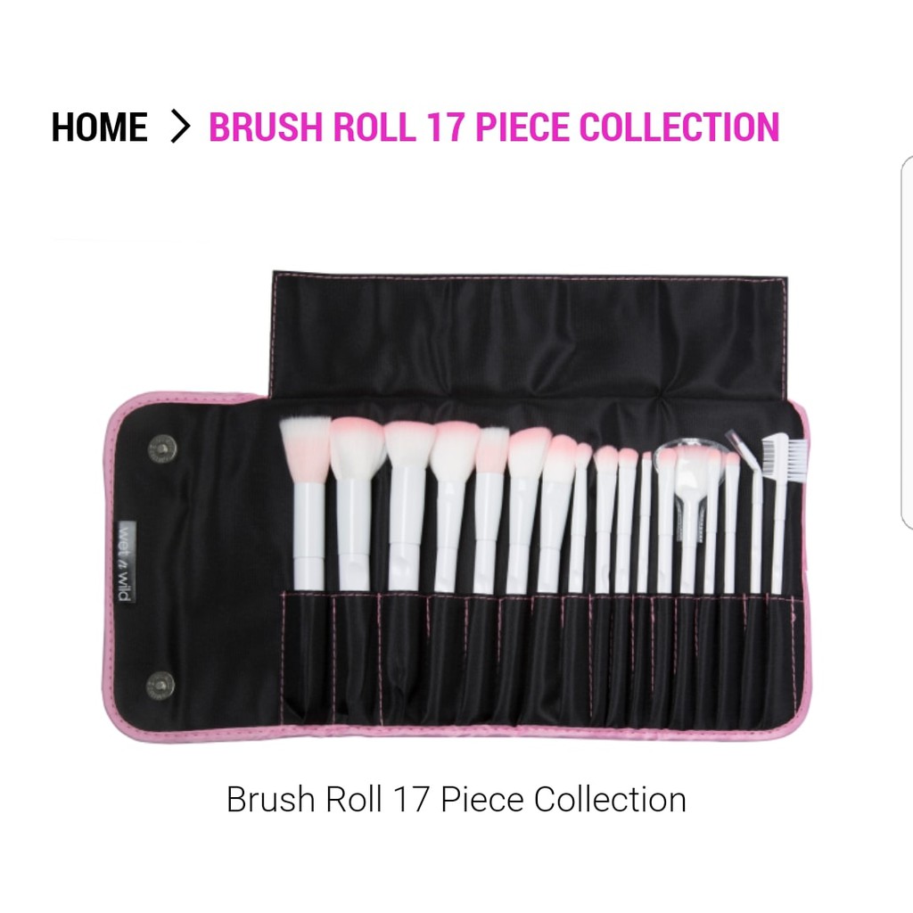 Bộ 17 Cọ Trang Điểm Wet n Wild 17 Piece Brush Roll